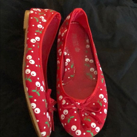 Juicy footwear flat red cherry - Picture 3 of 4
